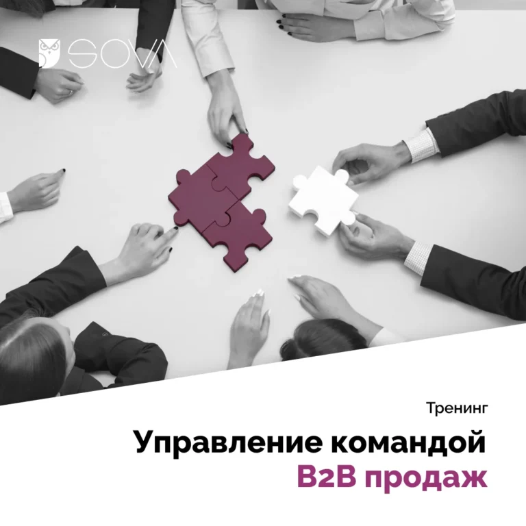 Управление командой B2B продаж